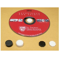 Adhesive Backed 1/4" Round Foam Hub for CD / DVD